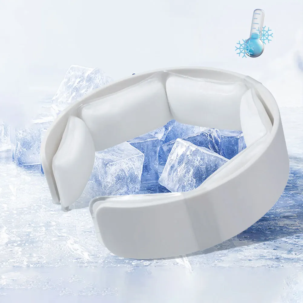 Anello refrigerante per il collo riutilizzabile, anelli rinfrescanti estivi, anello ghiacciato indossabile per il collo, per il lavoro all'aperto - Image 2
