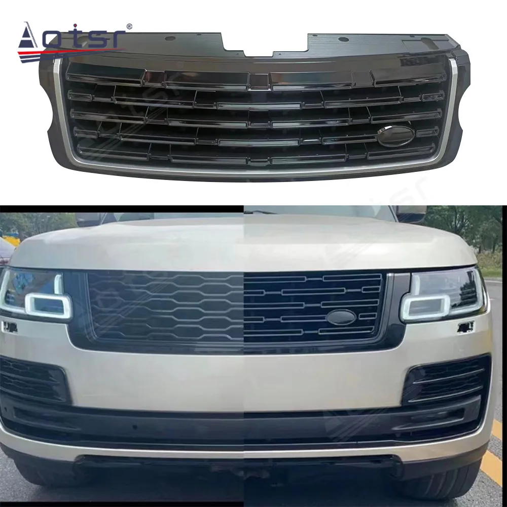 

Front Grille For Land Rover Range Rover Vogue 2013 2014 2015 2016 2017 Old To New Car Accessories Modification Original Parts
