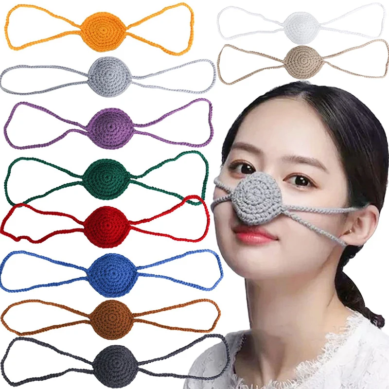 Nose Warmer Cover Outdoor Warmth Antifreeze Nasal Protector Guard Nose Warmer Shield For Skiing Funny Party Adjustable Fit 5