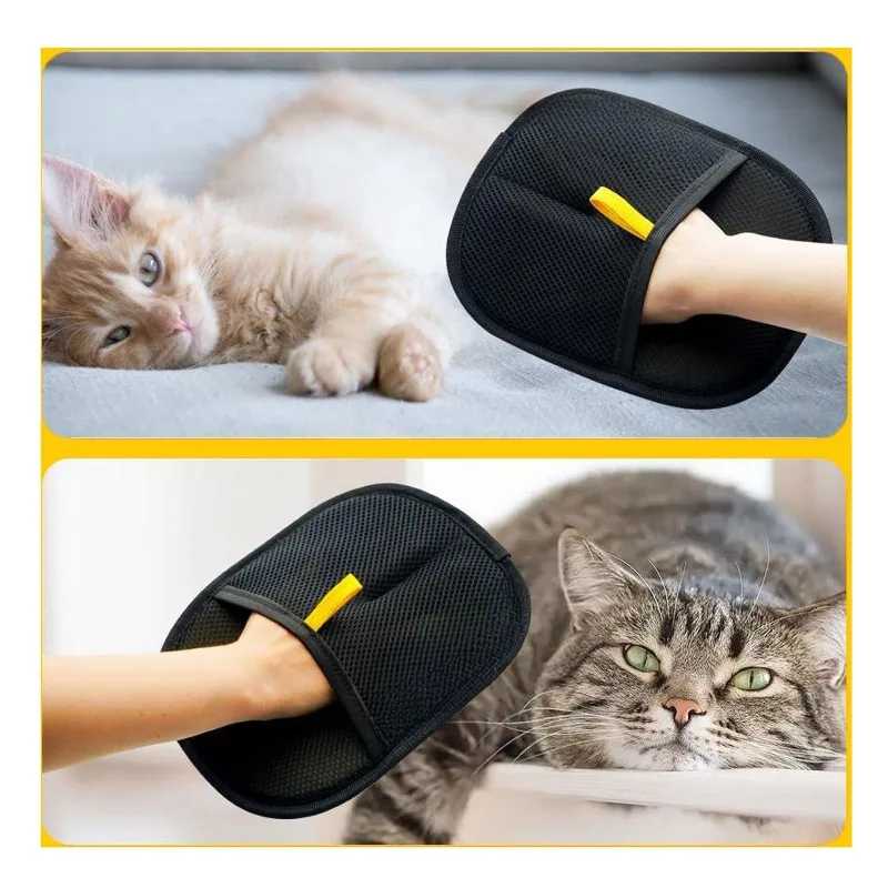 Double-Sided Pet Grooming Gloves Deshedding Brush