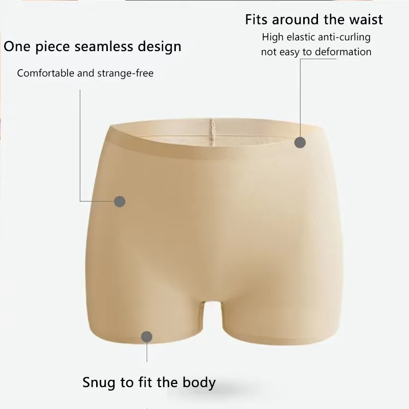 Women Safety Shorts Seamless Anti Exposure Underwear L XL Casual Ventilate Soft Sports Fitness Yoga