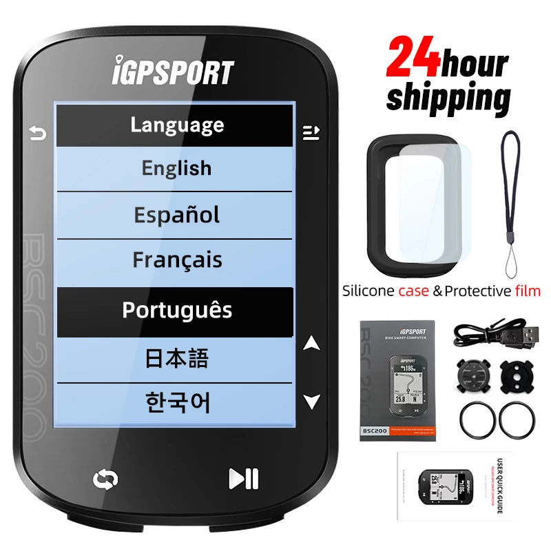 Igpspor Bsc200 Bike Gps Computer Bicycle Cycling Nav Navigation Mtb