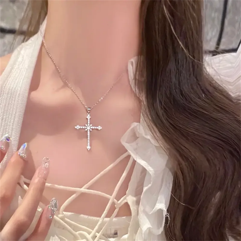 Necklace Pendant Rhinestone Silver Plated Jewelry Holiday Birthday Party Gift For Girls necklace pendant