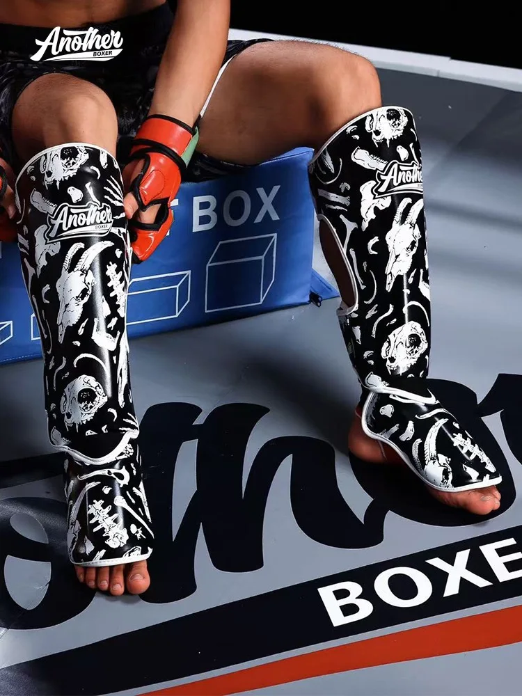 Muay Thai protège-tibia MMA Kickboxing jambières Protection du cou-de ...