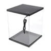 Acrylic Display Box Case for Collectibles Assemble Clear Acrylic Box Protection Showcase Souvenir Storage Box Holder 21x21x35cm 1