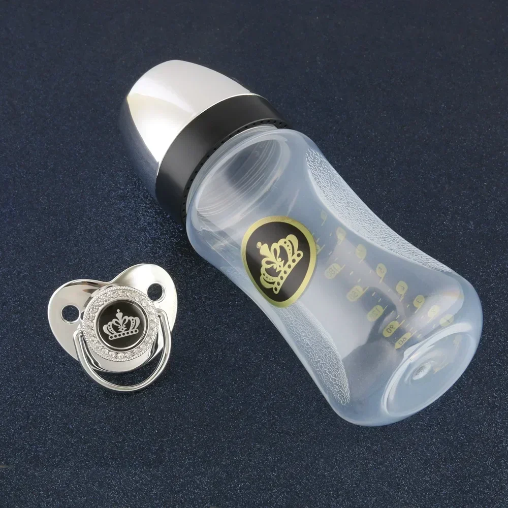 Water Bottle Baby Nursing Bottle Newborn Baby Milk Bottle Nursing Anti-Choke Design BPA Free 240ml 8oz for Newborn