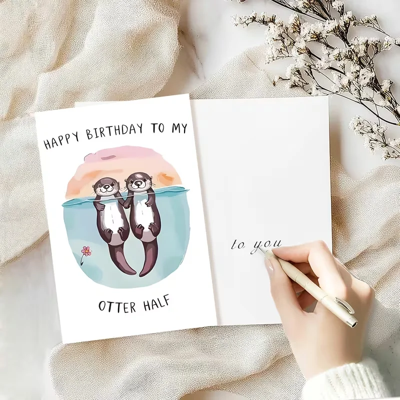 Humorous Birthday Card for Your Significant Otter