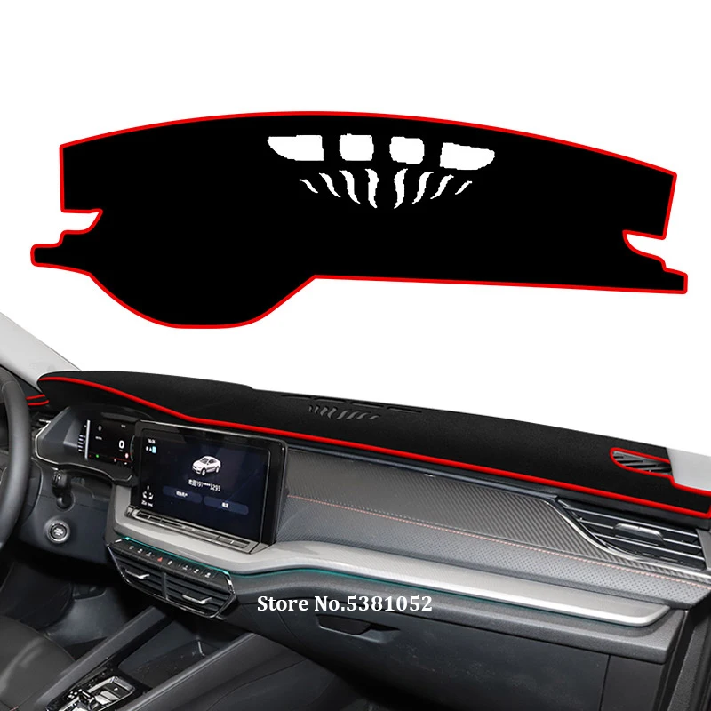 For Skoda Octavia Pro A8 2021 2022 Car Centre Console Dashboard Center Anti Slip Mat Interior