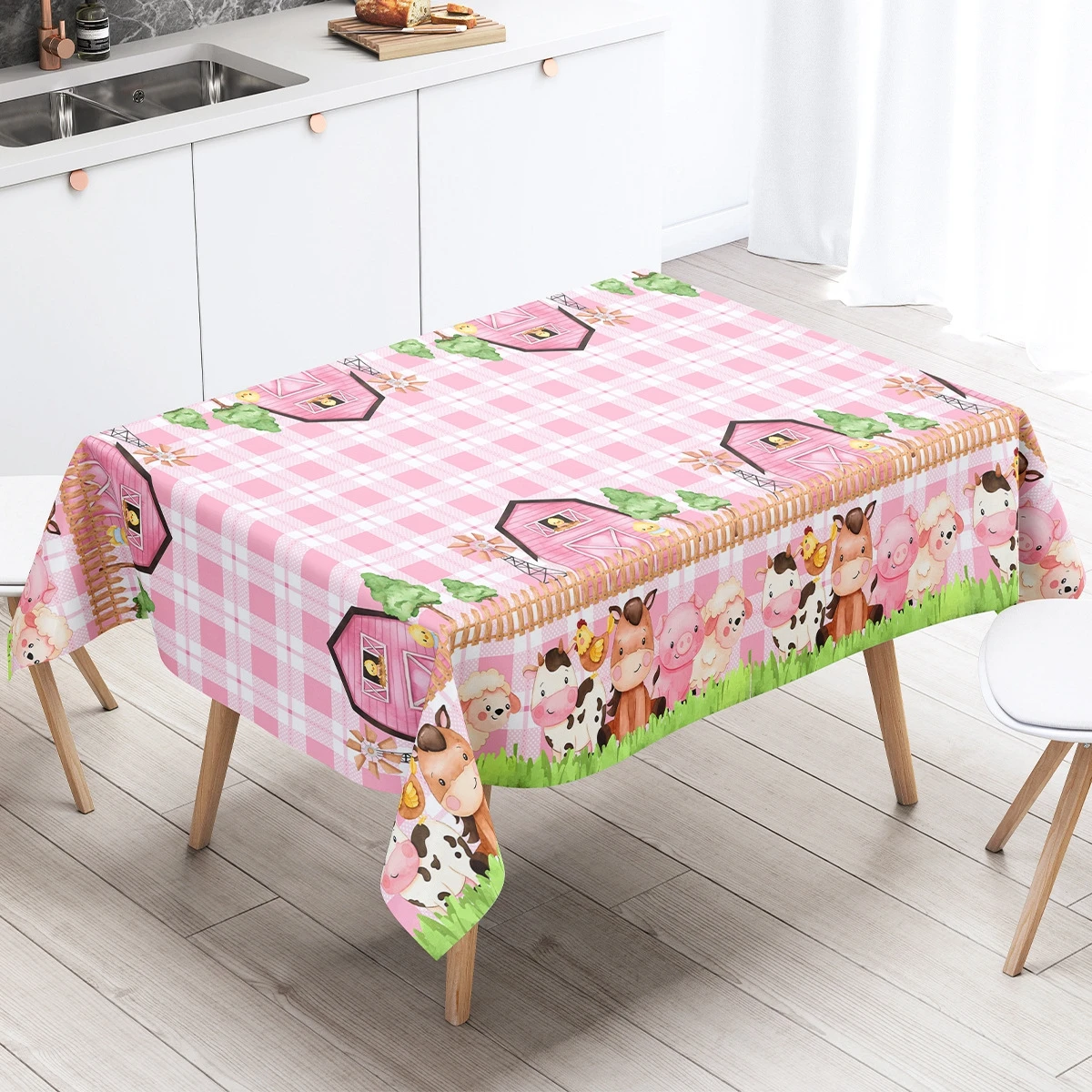 3 Tovaglie In Plastica Tema Giungla 274x137 Cm | Con Animali Safari, Per Feste Di Compleanno E Baby Shower, Facili Da Pulire