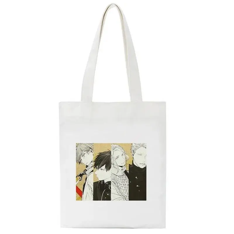Yaoi Bl Given Yaoi Given Female Shoulder Bag Shopping Bag Graphic Tote Handbag Harajuku Shopper Bag Women Eco Large-capacity 3