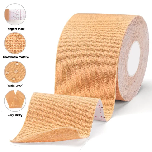 Sports Kinesio Tape Muscle Kinesiology Elastic Knee Pain Relief Strain Patch Athletic Recovery Stickers Fitness Bandages 2