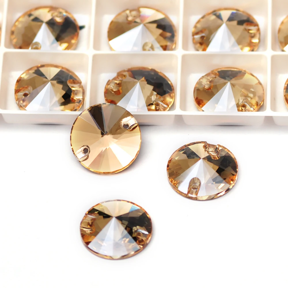 90Pcs Square Sew On Rhinestones Golden Shadow 10mm | Flat Back Glass Crystal Strass For Clothing, Shoes, Crafts 1 thumbnail image