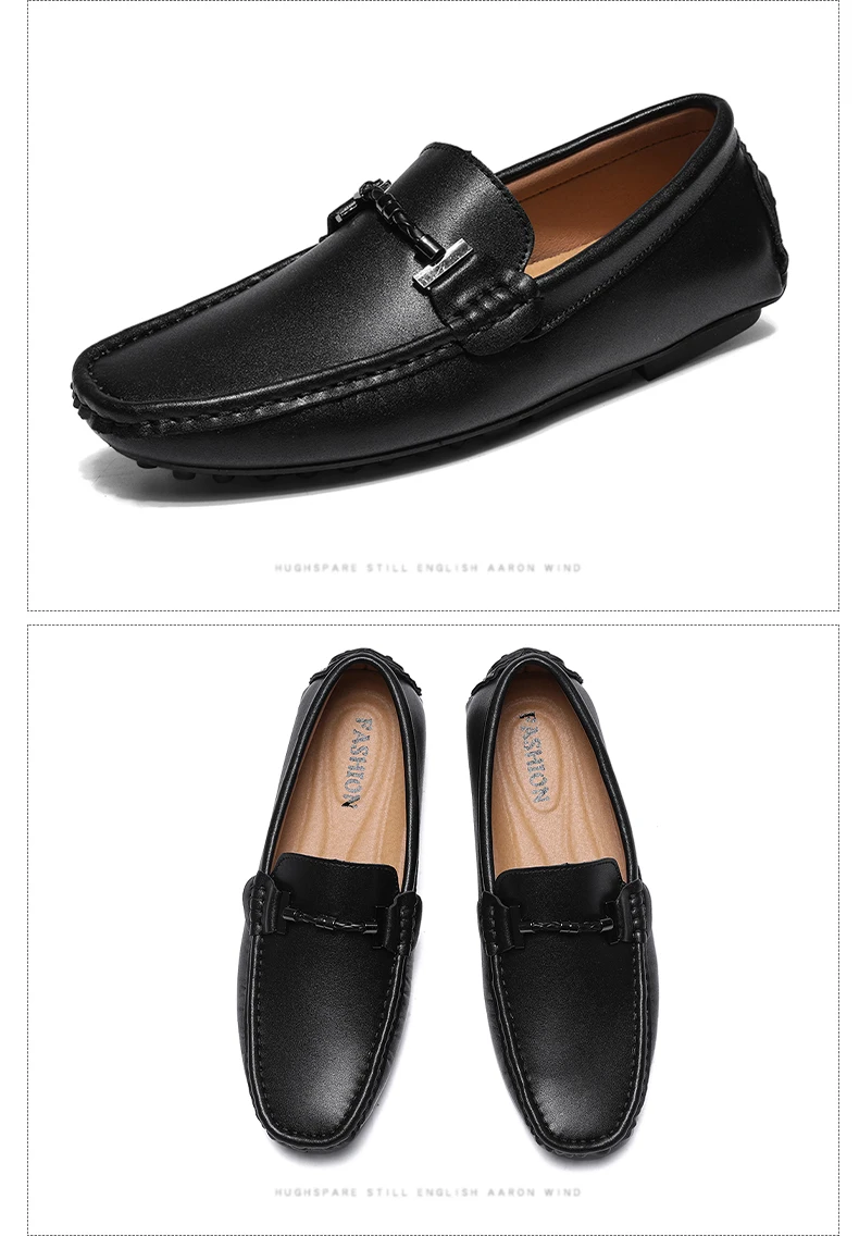 DEKABR Loafers Shoes Men Spring Clasicc Vintage Comfy Flat Moccasin Fashion Men Slip-on Boat Shoes For Men Casual Shoes