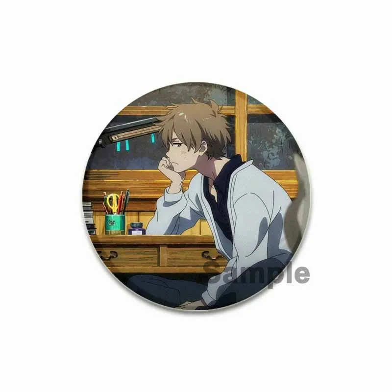 thumbnail image 1 of Broche de anime The Stranger By The Beach hecho a mano para ropa, insignia de dibujos animados, mochila, decoración, accesorios de joyería, regalos, 1 of 5