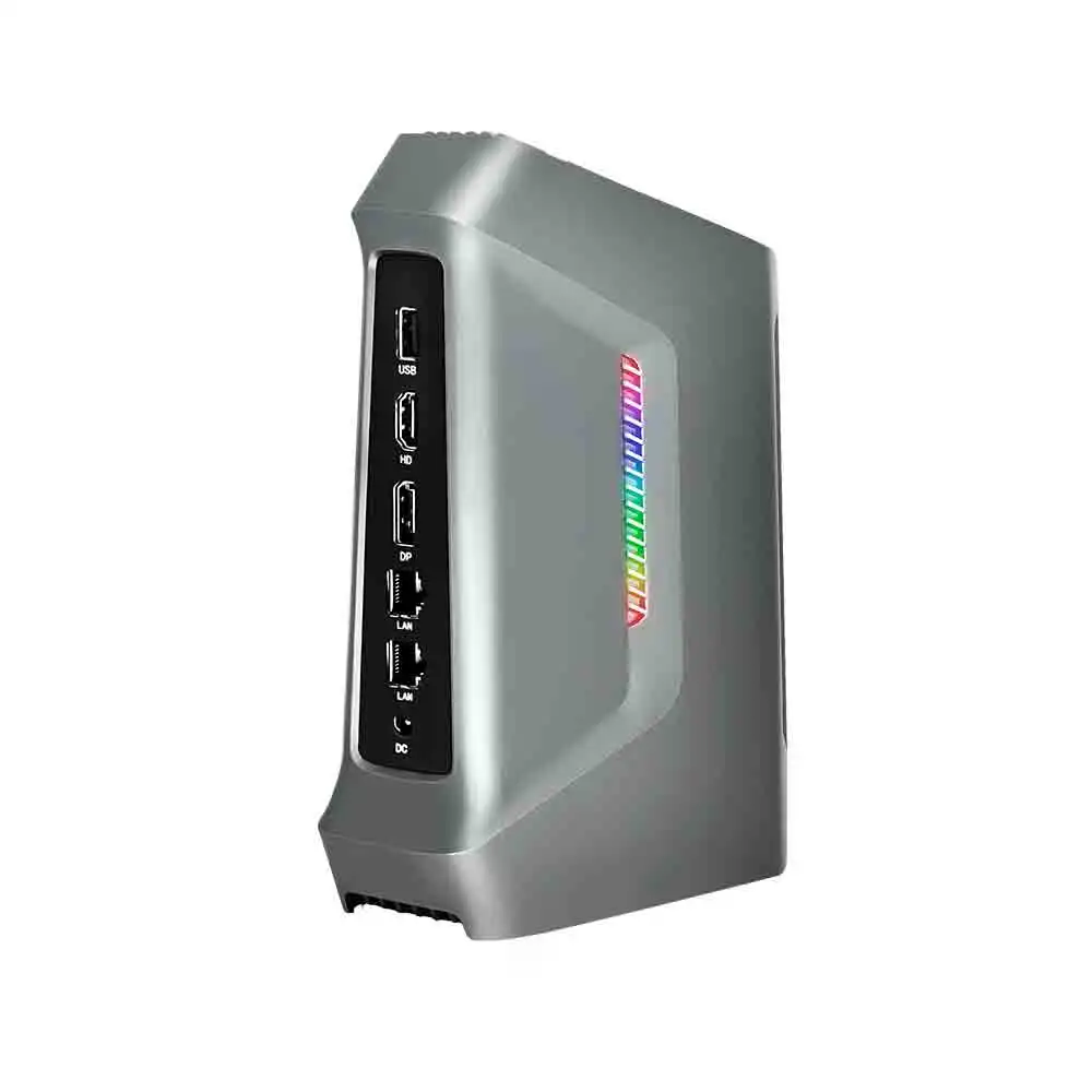 14th AI Gaming Mini PC Intel Ultra 7 155H/Ultra 5 135H Thunderbolt 4.0 2xDDR5 2xPCIe4.0 2x2.5G LAN Windows 11 RGB Computer WiFi6 4
