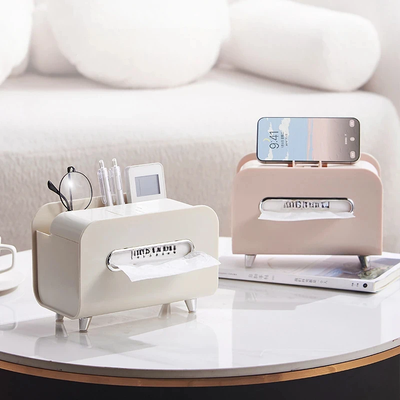 Living Room Tissue Box Environmentally Friendly Multipurpose Remote Control Desktop Creative Napkin Dresser Bathroom Storage Box 2