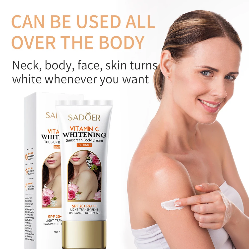 Body Face Makeup Cream Whitening Body Lotion Cover Melanin Dark Spots Corrector Underarm Legs Knee Brighten Moisturizing Cream