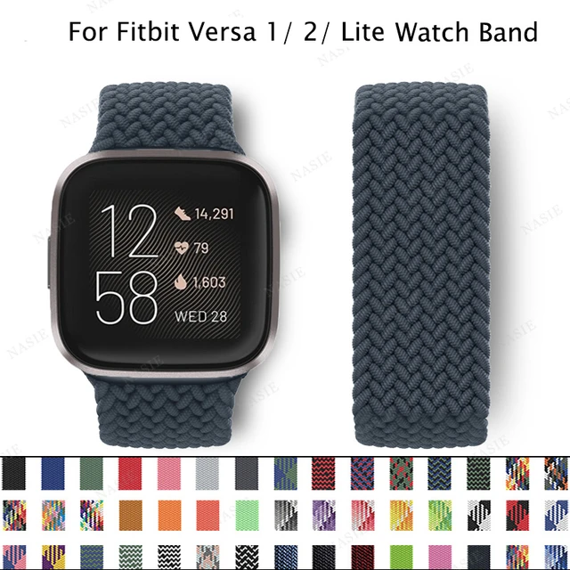 Nylon Loop Strap for Fitbit Versa 2 versa Smartwatch replacment