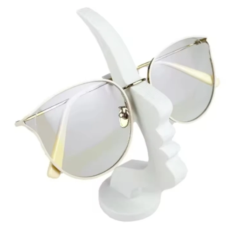 Fashion glasses placement bracket interesting side face practical and minimalist glasses decoration for desktop or bedside table