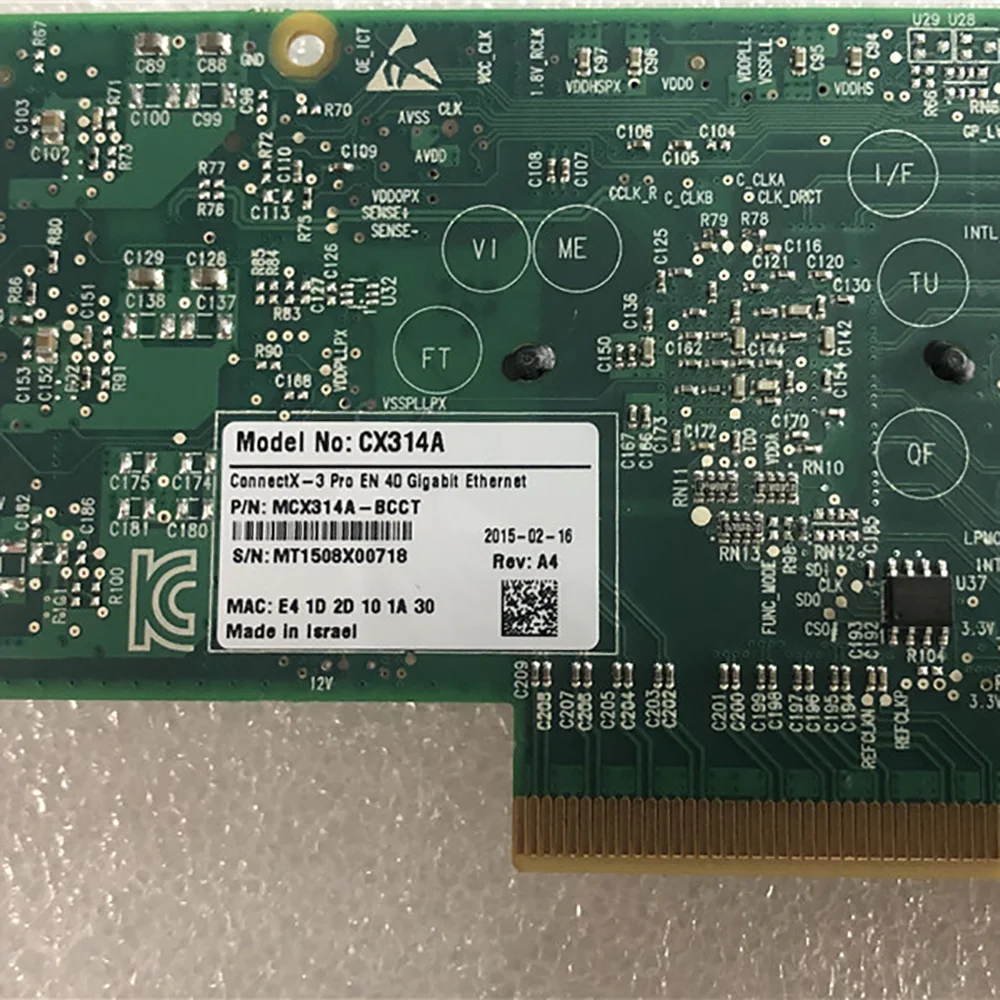 For Mellanox ConnectX-3 Pro EN Dual Electrical Ports 40G Ethernet card MCX314A-BCCT CX314A 5 For Mellanox ConnectX-3 Pro EN Dual Electrical Ports 40G Ethernet card MCX314A-BCCT CX314A - Image 3