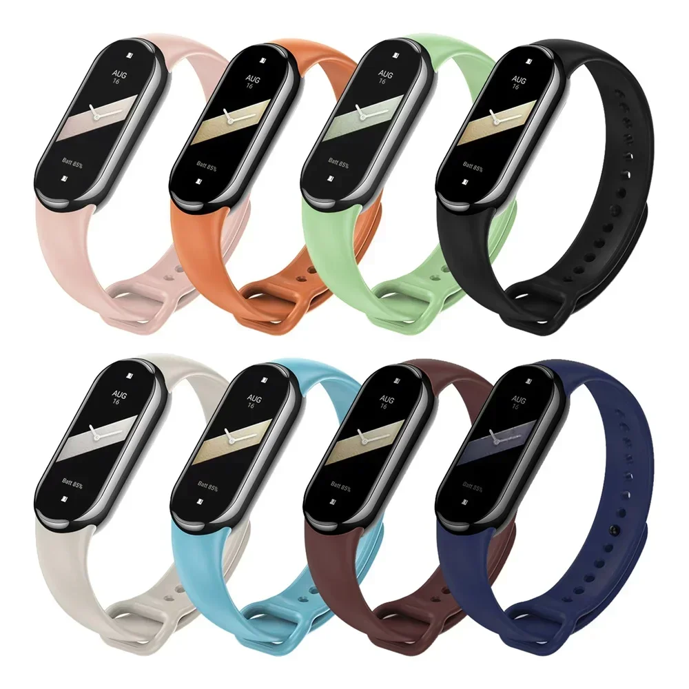Waterproof Silicone Sport Watchbands - Universal Replacement Strap for Smart Fitness Trackers