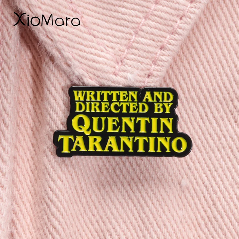 Quentin Tarantino Revenge Film Emaille Pin Film Peripherieprodukte Brosche Fantastisches Geschenk Revers Rucksack Abzeichen für Fans Freunde