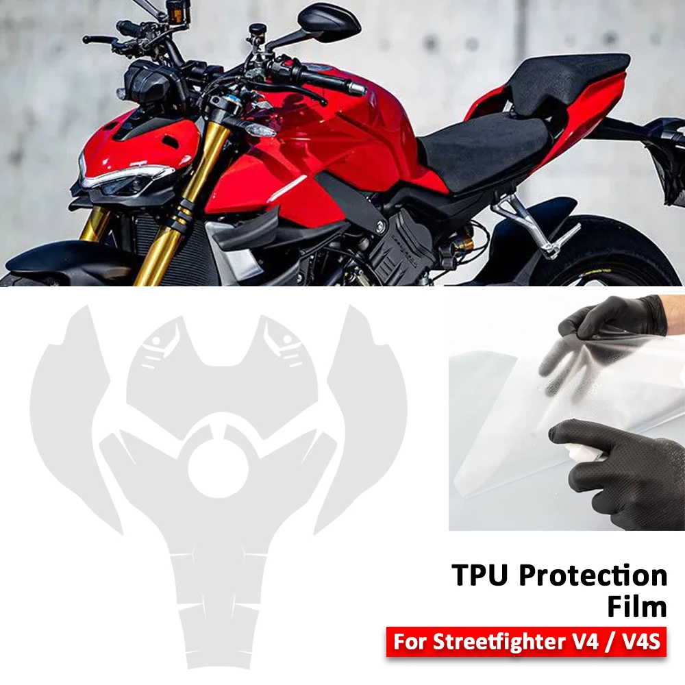 For DUCATI STREETFIGHTER V4 Motorcycle Full Body Transparent Protective Film Streetfighter V4S Accessories Scratch Protection