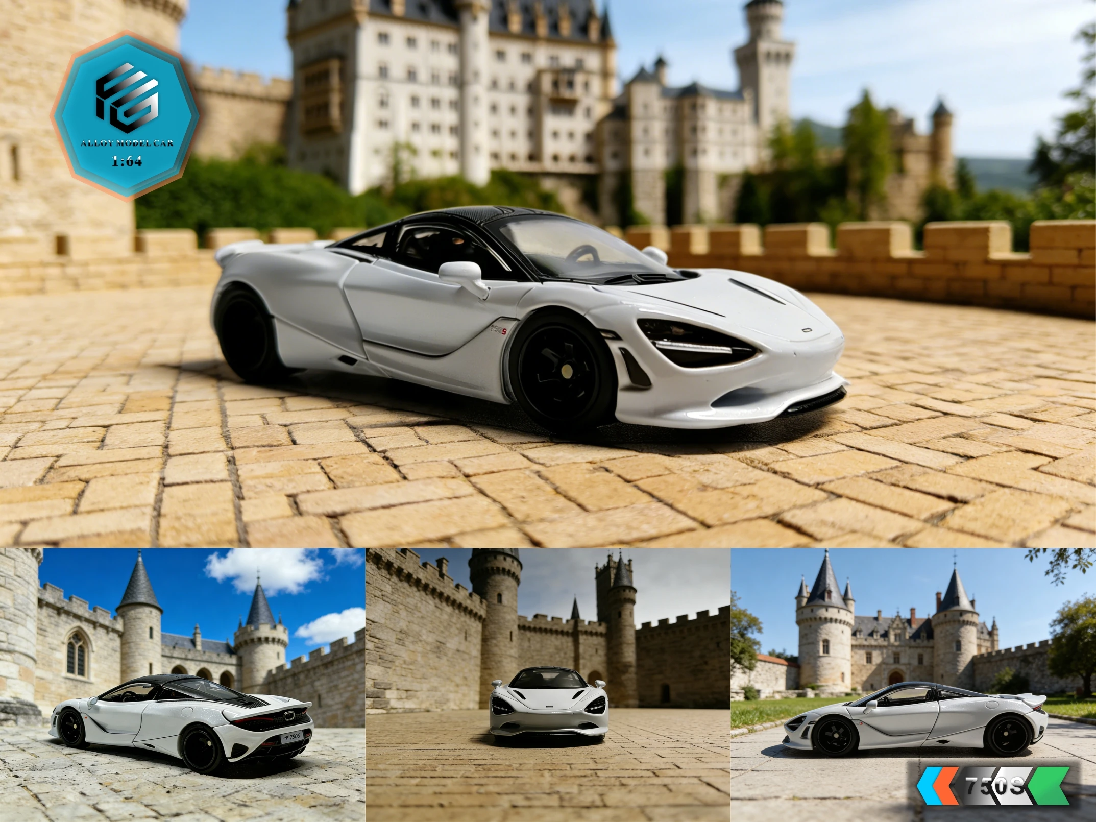 FG 1/64 Adult Collection Alloy Car RWB930 ML720S ML750S (Including Display Box) image 15