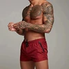 Men's Summer Printed Quick-drying Shorts With Double Side Zipper Pockets Designed For Running Basketball Training Fitness Shorts 3