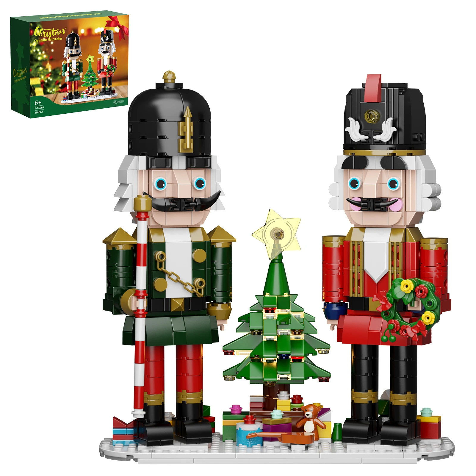 Lego Paquete navideño, árbol de Navidad (40573) y corona (40426), juego de juguetes de construcción 2 en 1, Navidad, (1294 unidades en total Lego Paquete navideño, árbol de Navidad (40573) y corona (40426), juego de juguetes de construcción 2 en 1, Navidad, (1294 unidades en total
