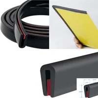 300cm U-Shape Car Door Edge Protector Strip Trim Rubber Guard Seal Anti Oil Seal Edge Shield Encloser Car-Styling Door Seal 2