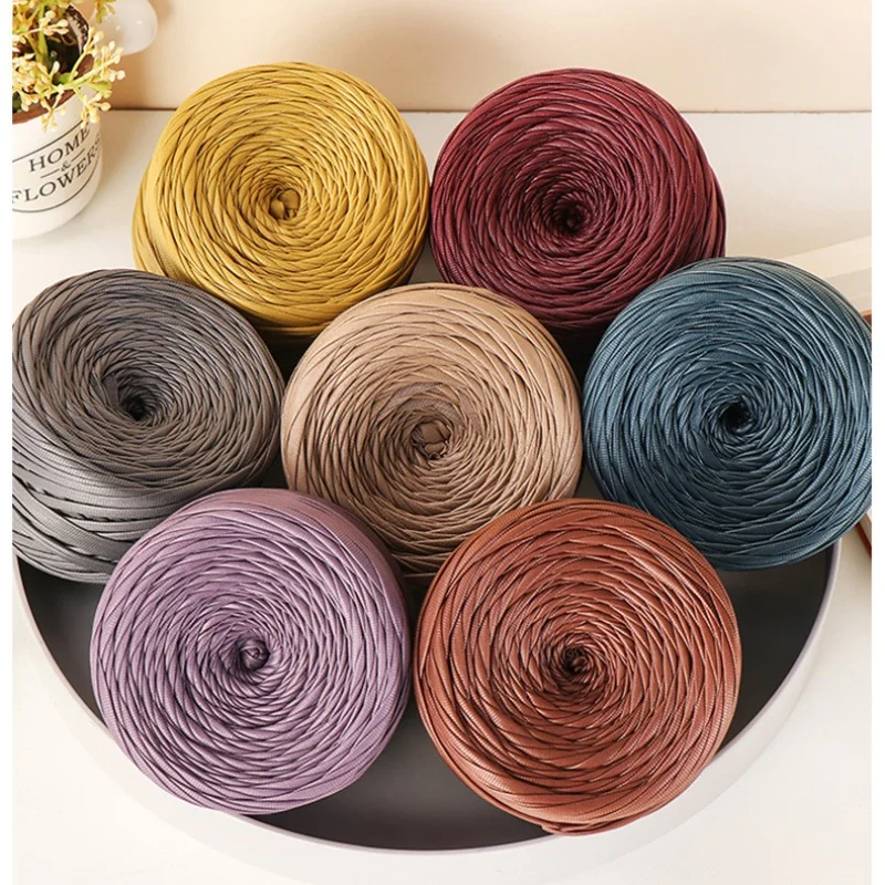 Premium Nappa Matte Faux Leather Yarn - 200g Roll for DIY Knitting, Crocheting, and Crafting