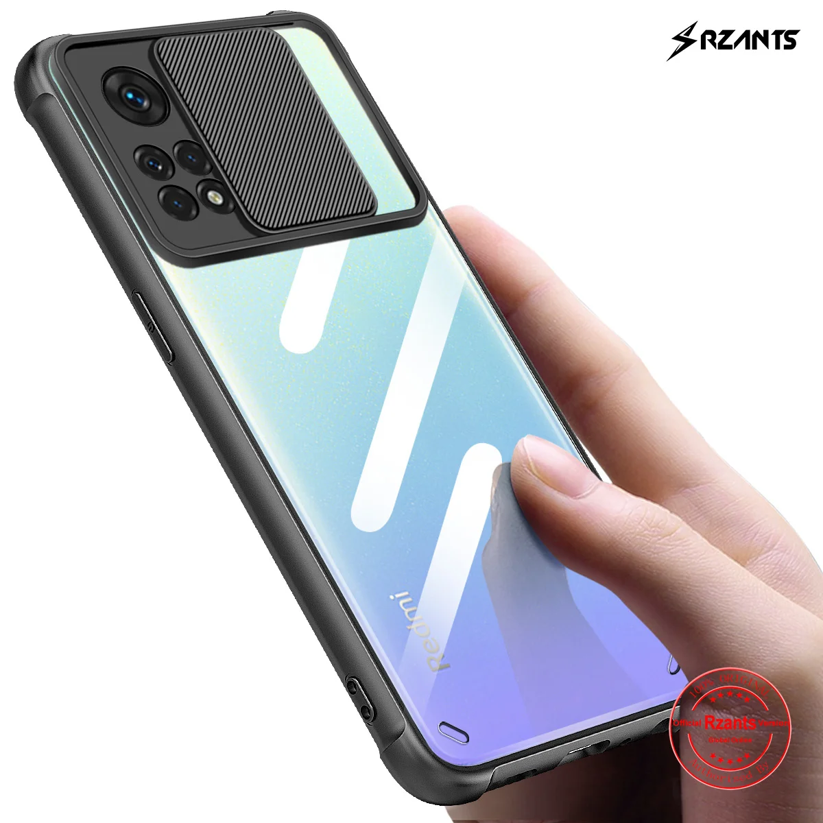 Чехол Rzants для Xiaomi Redmi Note 11 11S Pro глобальная версия 4G [Защита объектива] Защита