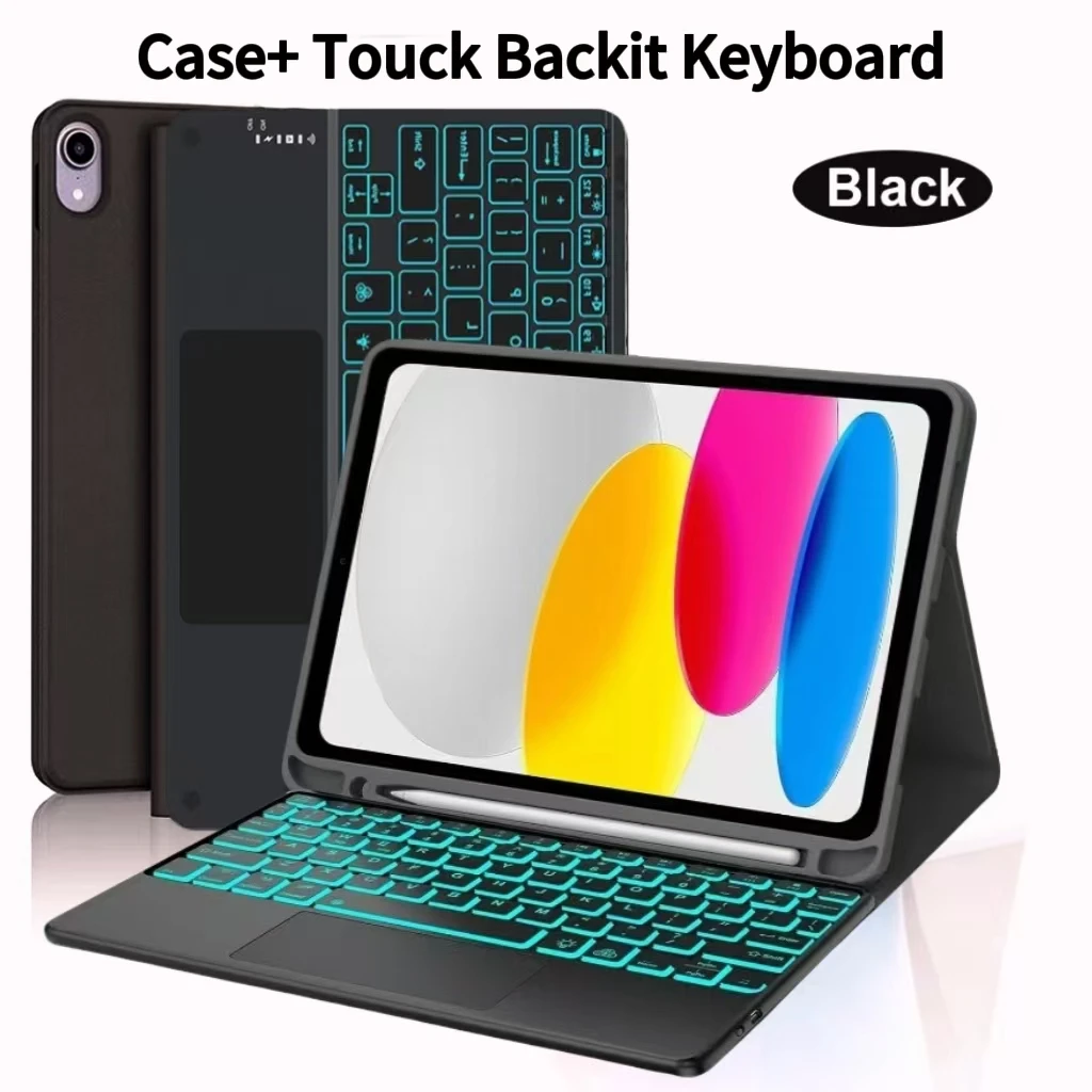 Premium Removable Keyboard Case for Tablets - 11 Inch-Compatible Cover