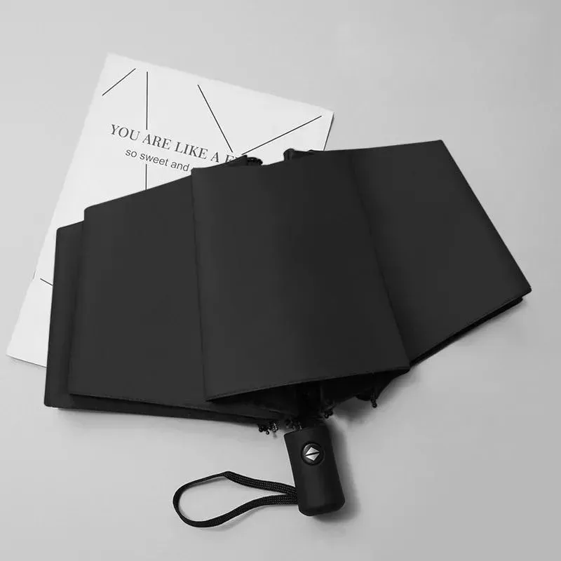 Fully Automatic Folding Three-fold Advertising Umbrella Suitable For BMW Audi Land Rover Luxury Car Business Gift Umbrella