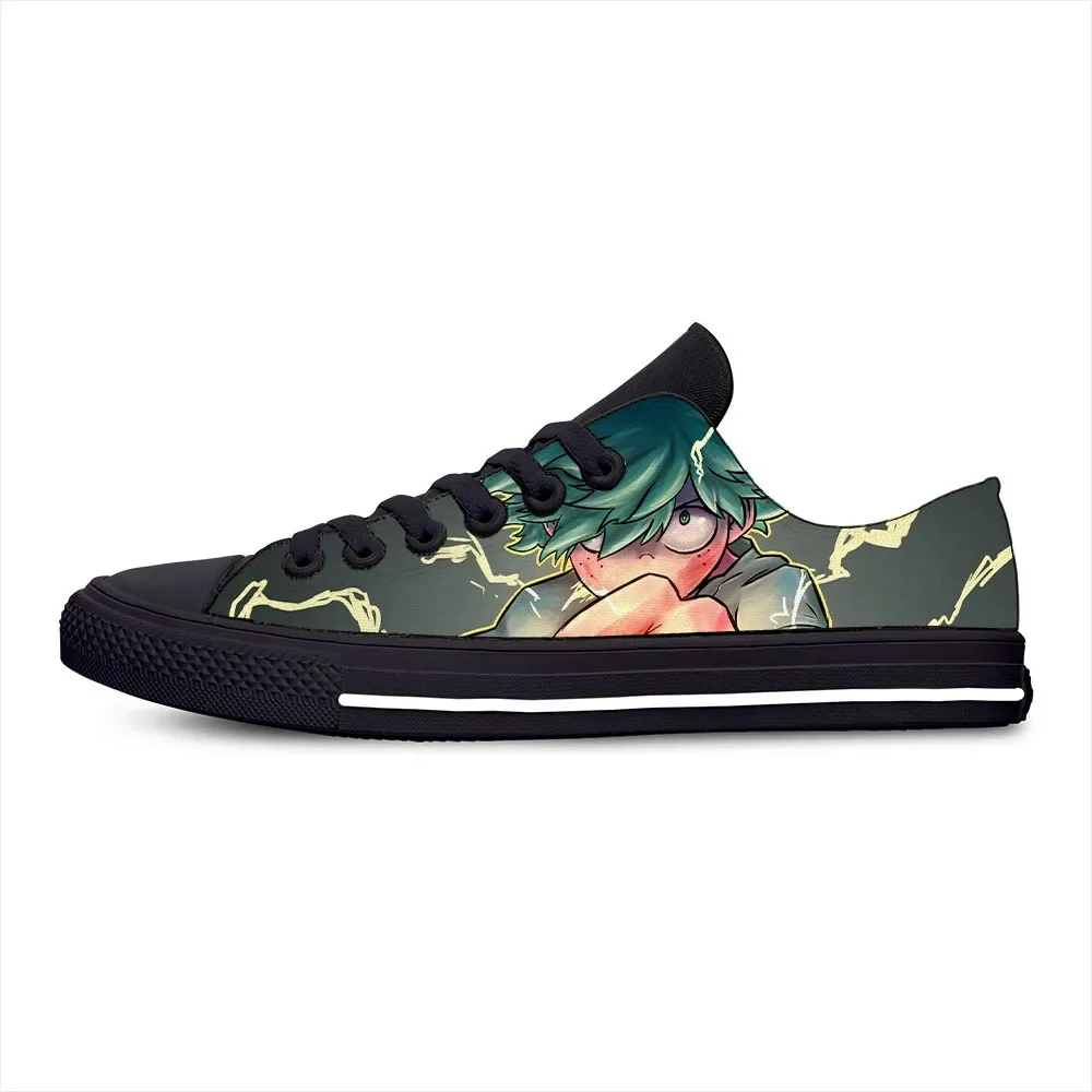 Hot Sneakers Cool Fashion Sneakers Classic Canvas Shoes Man Woman My Hero Academia High Quality Low Top Latest Board Shoes