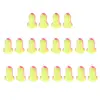 10 Pairs of Soft Foam Earplugs Conical Tapering Sleep Noise Yellow 3