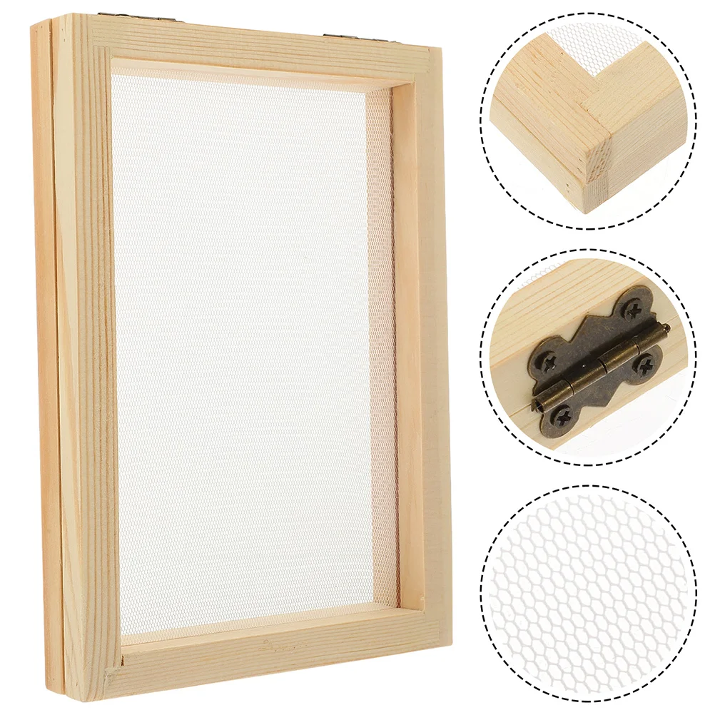 

2 Pcs Paper Frame Kids DIY Tool Making Mold Tools Printing Picture Frames Craft Wooden Origami