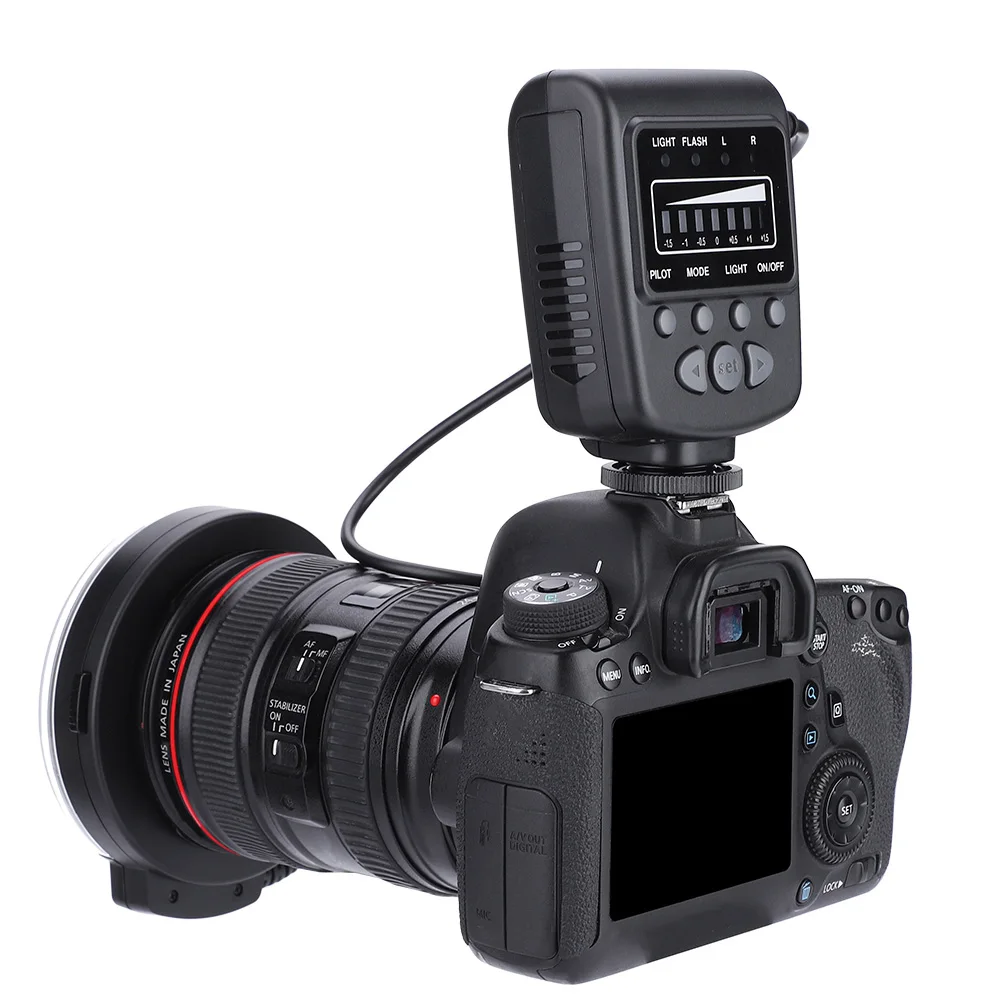 Camera Ring Flash FC-100 Portable Universal LED Ring Flash Video Camera Fill Light Kit Photography Accessor DSLR