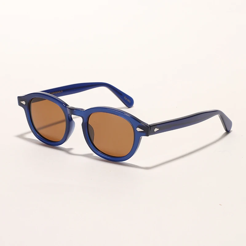 Retro Johnny Depp Sunglasses Men Polarized Sun Glasses Women Brand Vintage Acetate Frame For Male Eyeglasses Eyewear