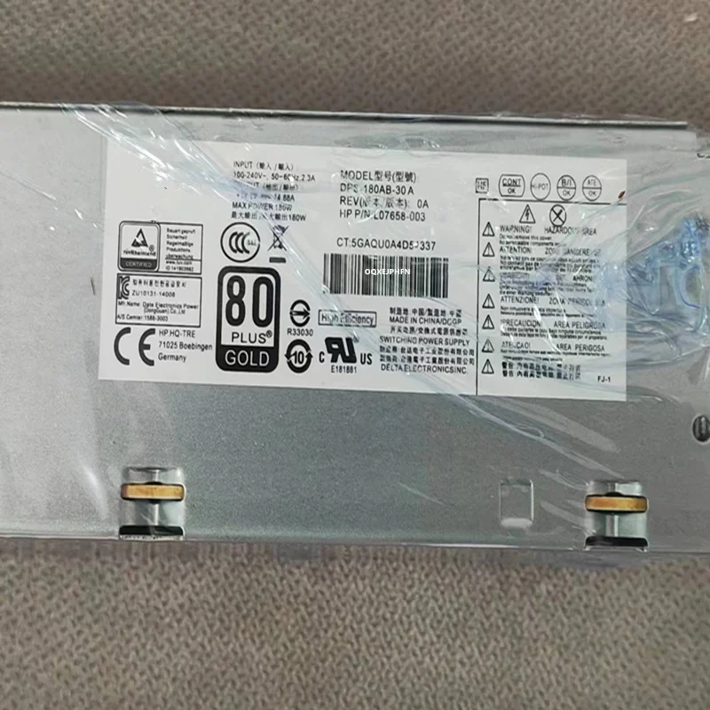 Alimentation PC 180W Kiligeary - 4 Broches + 4 Broches + 7 Broches - Compatible HP Prodesk 280 480 800 G3 G4