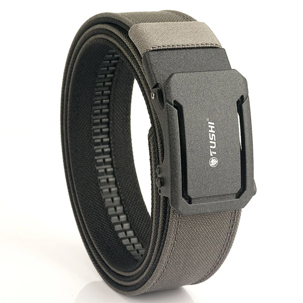 TUSHI Neuer Militärgürtel für Herren, robustes Nylon-Metall, automatische Schnalle, Polizeistand, taktischer Gürtel, Outdoor-Gürtel, IPSC-Zubehör – Detail 19