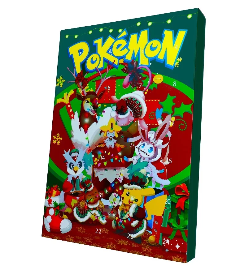 Pokemon Holiday Calendar Box | Pokemon Christmas Calendar | Anime Christmas  Calendar - Action Figures - Aliexpress