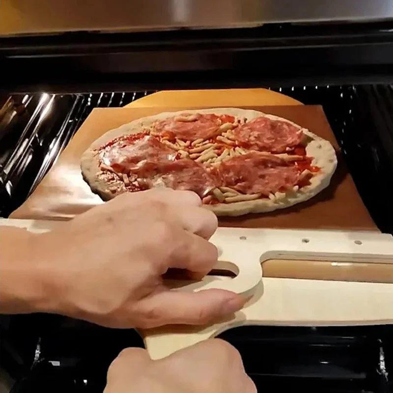 Sliding Pizza Peel Non-stick Wooden Pizza Transfer Shovel Handle Baking Tool Tray Baking Tool kitchen accessories