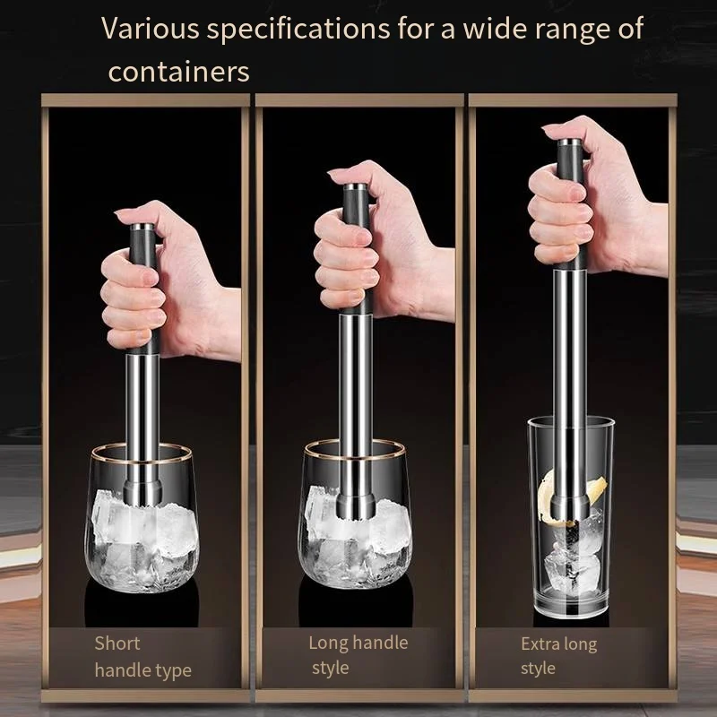 Fruit Juicer Stick Shaker cup juicer stick Fruit juicer stick hand beat beat lemon tea tool Ice hammer mashing hammer meat loose meat