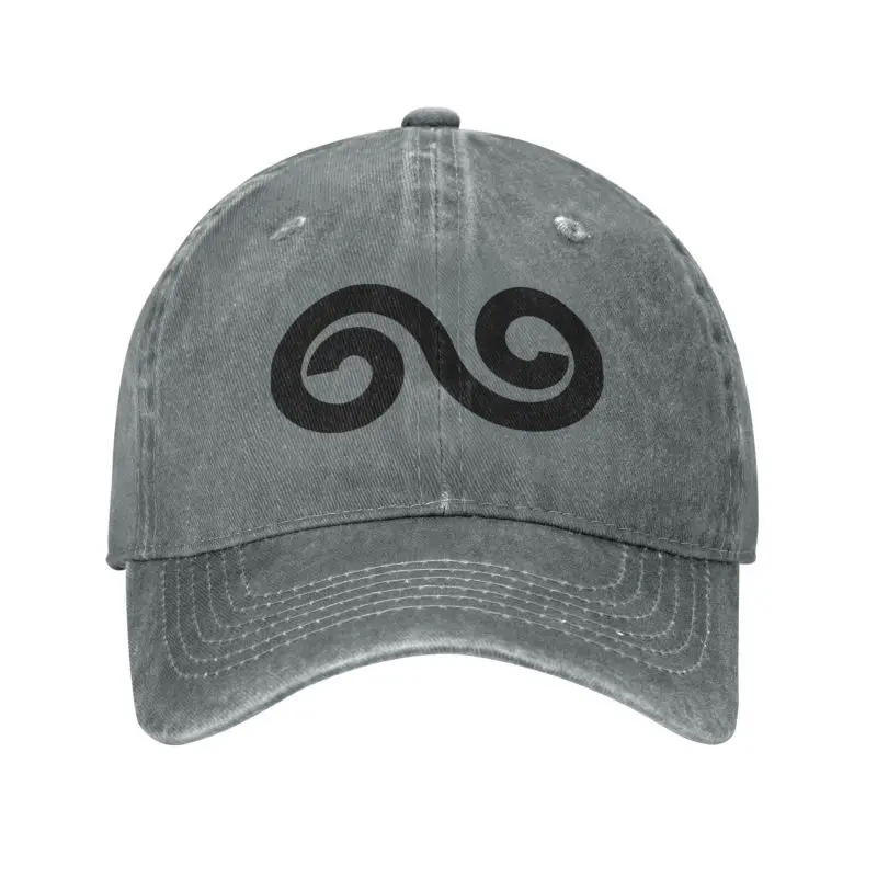 

Classic Unisex Cotton Celtic Double Spiral Celts Symbols Baseball Cap Adult Adjustable Dad Hat Men Women Sun Protection