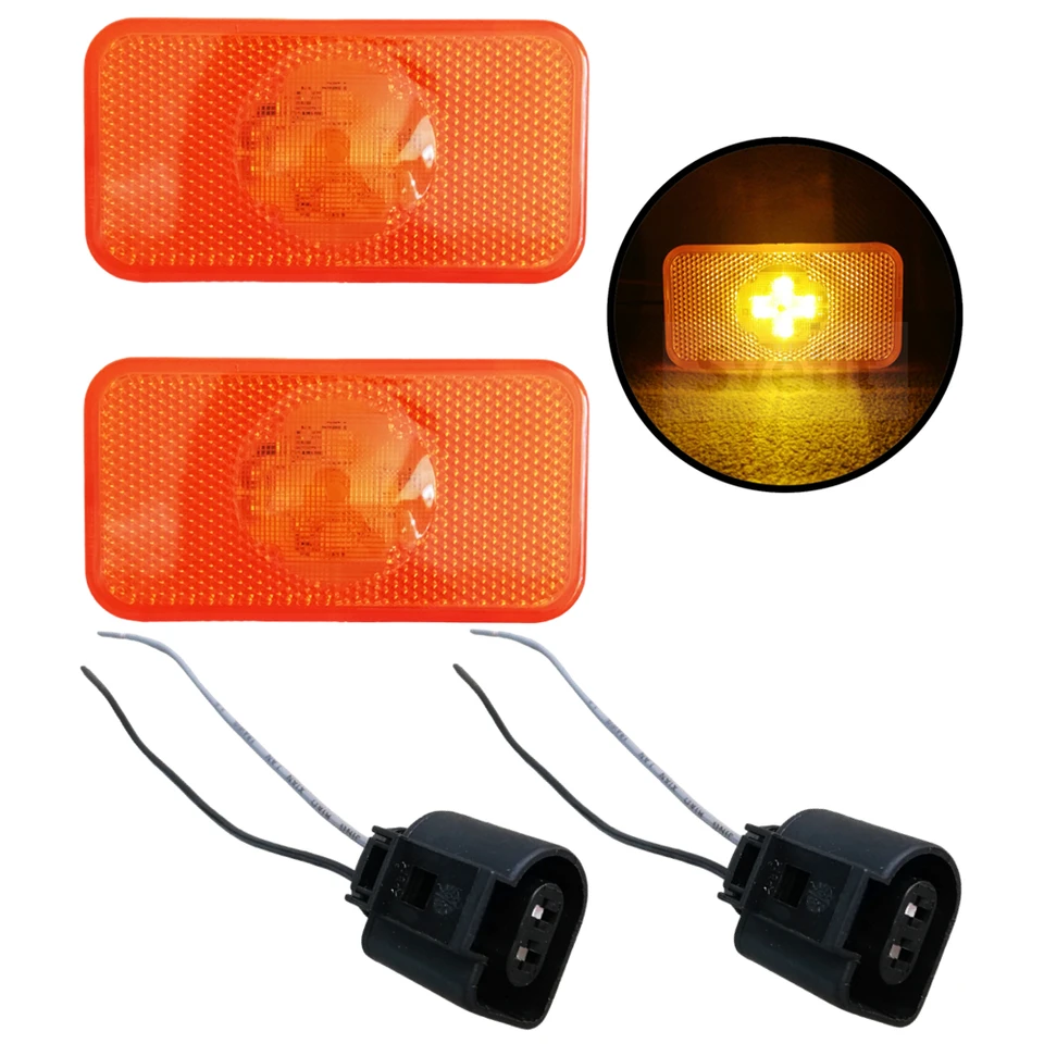 Spine Universali Luci Posizione 24V LED Ambra - Compatibili Volvo FH13 E Scania 4R - Foto 3