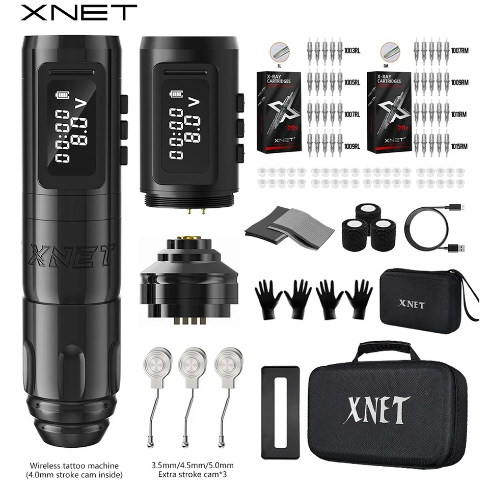 XNET Wireless　tattoo machine set S1a775ea4bafe47cda06f9ae466a86