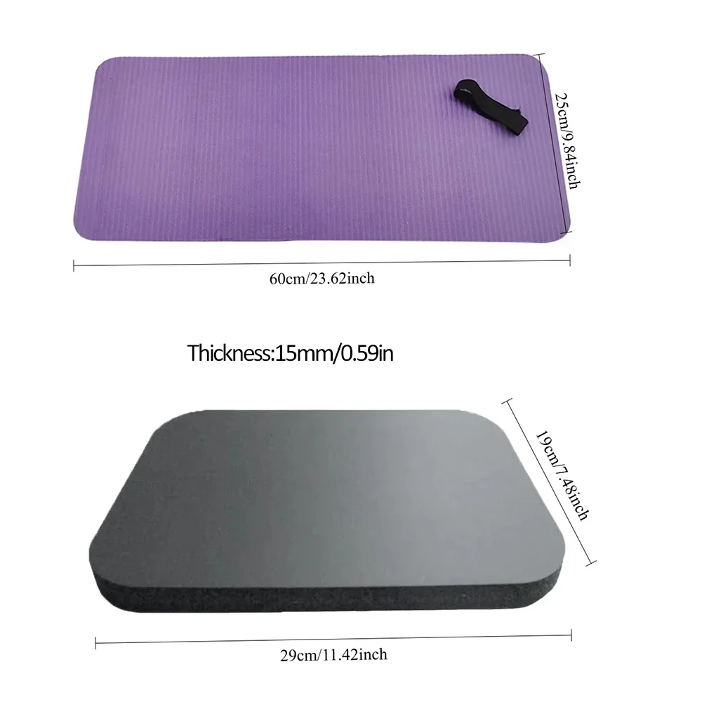 15mm Yoga Mat Non Slip Pilates Fitness Mats Gym Exercise Sports Plank Gymnastics Mat for Home Women Floor Workout Beginner