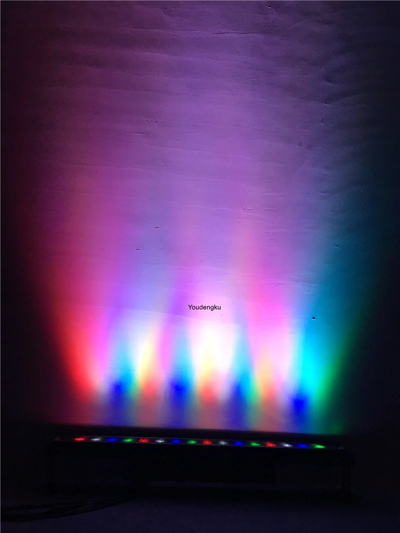 6 pieces  individually control Waterproof 18x18w rgbwa uv dmx wall washer led ig